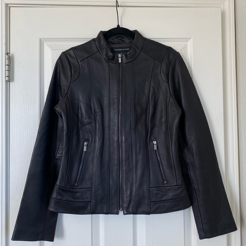 Wilsons Leather Classic Black Jacket